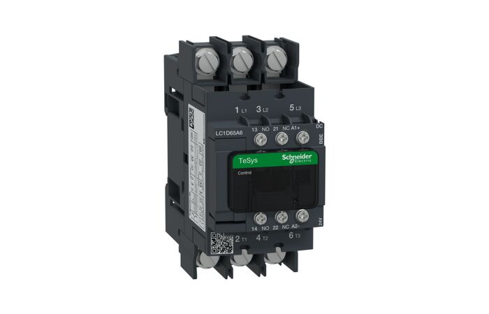 TeSys D Green 3P AC-3 65A 24V DC, kabelo
