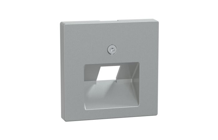 Centr. deska RJ45 1nás., aluminium