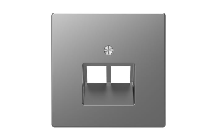 Centr. deska RJ45 2nás., stainless