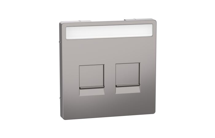 Centr. deska mod. kon 2x, nikl