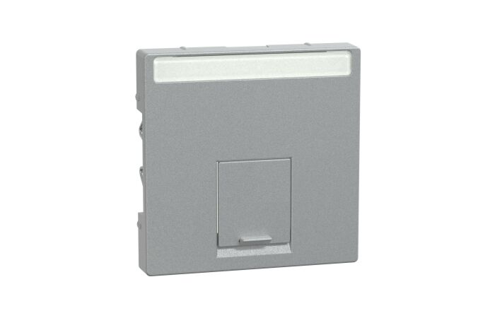Centr. deska Actassi RJ45 1x, aluminium