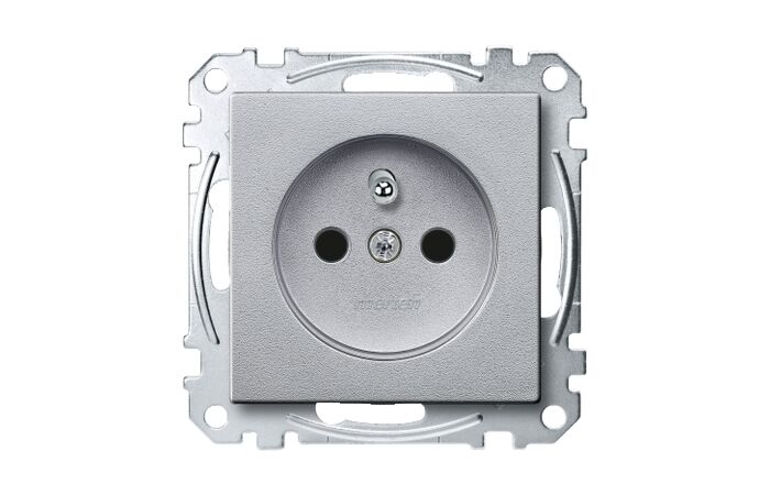 Zásuvka, Sys-M, bezšroubová, aluminium