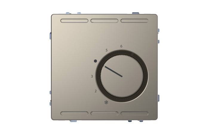 Termostat, Sys-D, 230V, přepínač, nikl