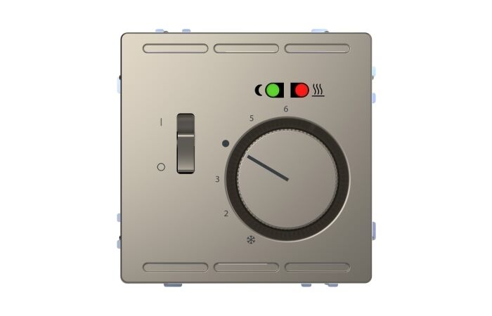 Podlahový termostat, Sys-D, 230V, nikl