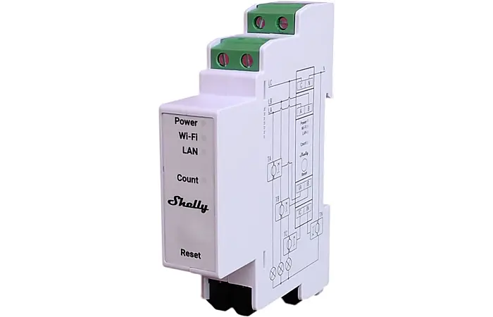 SHELLY Elektroměr Shelly Pro 3EM-3CT63 100-260V, 1xRJ45, paměť 16MB, WiFi, Bluetooth