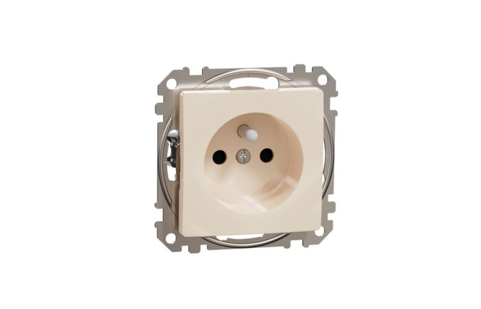SCHNEIDER Sedna Design & Elements Zásuvka 230V 16A cl. bezšroubová béžová