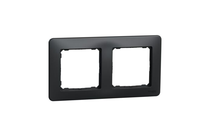 SCHNEIDER Sedna Design & Elements Rámeček dvojnásobný antracit