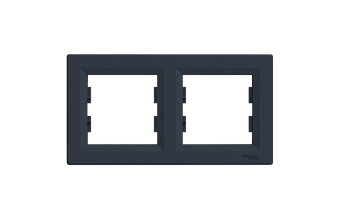 SCHNEIDER  Asfora Rámeček dvojnásobný, antracit