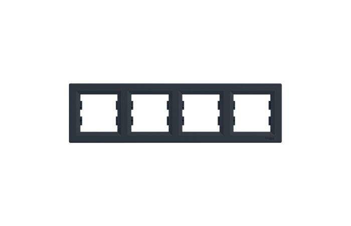 SCHNEIDER  Asfora Rámeček čtyřnásobný, antracit