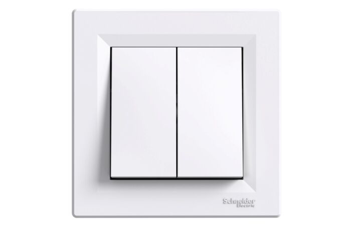 SCHNEIDER Vypínač Asfora č.5 bílý bezšroubový