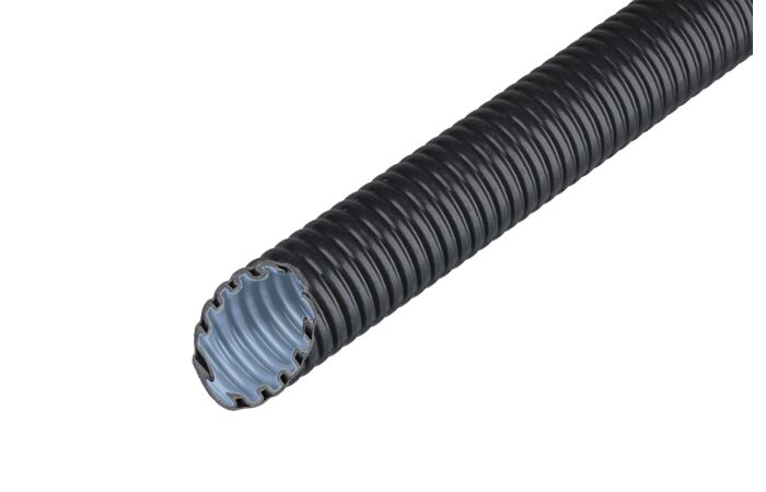 FRÄNKISCHE Trubka ohebná FFKuS-ES-F-UV Ø13,7/20,0mm, 1250N, –25 až +60°C, PVC, Highspeed, černá