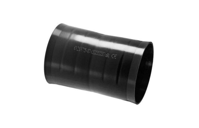 KOPOS Spojka 02075_FA Ø 75 pro chráničky Kopoflex a Kopodur násuvná IP40 černá
