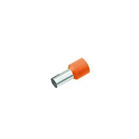 CIMCO Dutinka izolovaná Cu 4 mm² x 10 mm, oranžová, balení 500ks