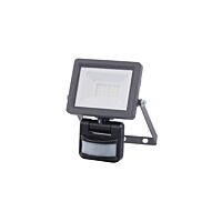 PANLUX Svítidlo LED ANA EASY 10W 4000K reflektor se senzorem a EASY svorkovnicí, IP65, antracit