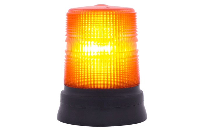 Zábleskový maják(15J), 240VAC, oranž., 8