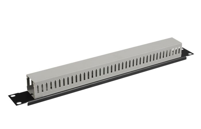 SOLARIX Vyvazovací panel 19" 1U BK plastový VP-03-1-PK-B
