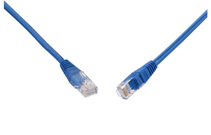 SOLARIX Patch kabel CAT5E UTP PVC 1m modrý non-snag-proof C5E-155BU-1MB