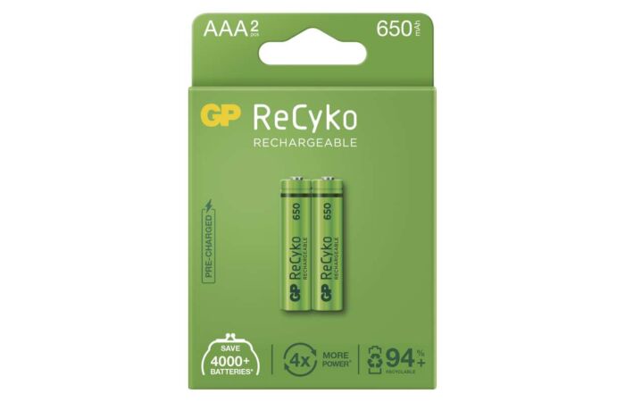 GP Baterie  mikrotužková NiMH ReCyko 650