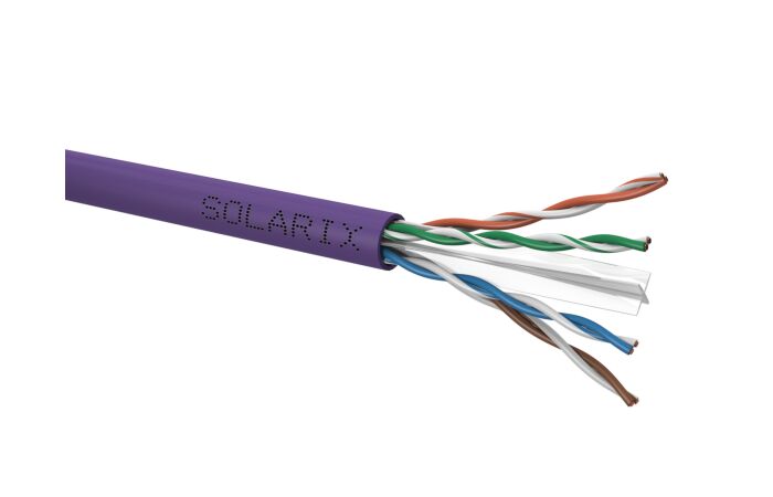 SOLARIX Instalační kabel Solarix CAT6 UTP LSOH Dca-s2,d2,a1 100m/box SXKD-6-UTP-LSOH