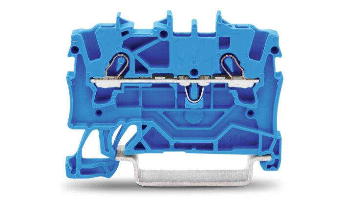 WAGO Svorka 2001-1204 2vodičová průchozí 1,5 mm², modrá