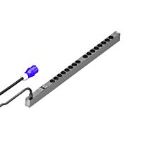 PDU Basic 1 Fáze 32A CEE, 16xSchuko, dél