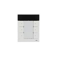 ABB TENTON Ovladač 2CKA006330A0004 6násobný kombinovaný, s ovládáním HVAC, studio bílá, SBR/U6.0.1-84