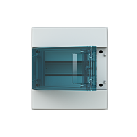 ABB Skříň Mistral65 1201 8TE na omítku, průhledné dveře IP65