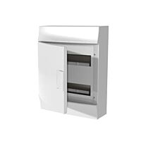 ABB LUCA10-Rozvodnice modulovéRozvodnice nástěnná IP4148M, Mistral41W bez. NPE, bez dvířek  1SPE007717F0700