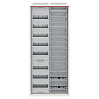 ABB Rozvodnice velké CA,U,A,BCA28VM -rozvodnice nástěnná, s dvířky, multimediální, 96 modulů  2CPX052210R9999