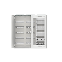 ABB Rozvodnice velké CA,U,A,BCA35VMW -rozvodnice nástěnná, s dvířky, multimediální, větrací otvory, WiFi, 120 modulů  2CPX052225R9999
