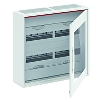 ABB Rozvodnice velké CA,U,A,BCA23RT -rozvodnice nástěnná, s průhlednými dvířky 48 modulů  2CPX052251R9999
