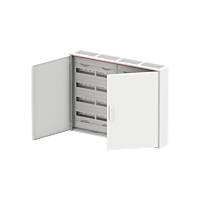 ABB Rozvodnice velké CA,U,A,BCA45R -rozvodnice nástěnná, s dvířky 192 modulů  2CPX052245R9999