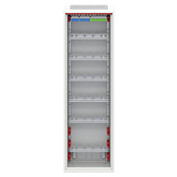 ABB Rozvodnice velké CA,U,A,BCA16VT -rozvodnice nástěnná, s průhlednými dvířky 72 modulů  2CPX052200R9999