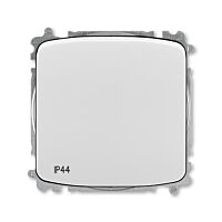 ABB Spínač TANGO 3559A-A06940 S střídavý s krytem, řazení 6, bezšroubové svorky, šedá IP44