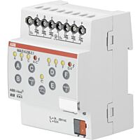 ABB Řadový akční člen pohonu hlavic ventilů, 6násobný, 230 V AC  2CDG110116R0011