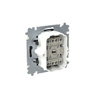 ABB Zoni 3559T-A88940 243 Ovladač žaluziový, s krytem, řazení 1/0+1/0, IP44  olivová