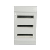 ABB Rozvodnice nástěnná IP4136M (12x3), Mistral41W bez. NPE, bez dvířek  1SPE007717F0600