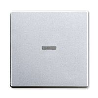 ABB FUTURE Ovladač 3559B-A0065383 spínače jednoduchý, s čirým průzorem, hliníková stříbrná