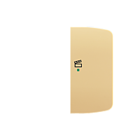 ABB Kryt TANGO 6220A-A02203 D 2násobný pravý, symbol „scény“; béžová