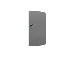 ABB Kryt TANGO 6220A-A02203 S2 2násobný pravý, symbol „scény“; kouřová šedá