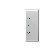 ABB Kryt ELEMENT, TIME 6220E-A02002 08 2násobný levý/pravý, symbol „žaluzie"; titanová
