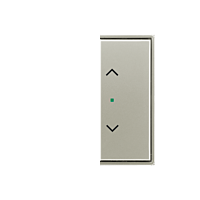 ABB Kryt ELEMENT, TIME 6220E-A02002 32 2násobný levý/pravý, symbol „žaluzie"; starostříbrná