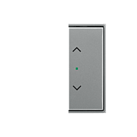ABB Kryt ELEMENT, TIME 6220E-A02002 36 2násobný levý/pravý, symbol „žaluzie"; ocelová