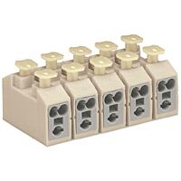 WAGO Svorka 272-304/201-000 pro připojení síťového napětí Tlačítko na obou stranách Bez západek, bílá