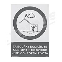 TREMIS Tabulka BT S A5 bezpečnostní samolepící