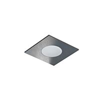 PANLUX Svítidlo LED SQUARE  5W 375lm 3000K stříbrná broušená IP65