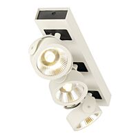 SLV Svítidlo LED KALU 3 47W 3000lm 3000K 60°  nástěnné typ 3x reflektor IP20 bílá/černá