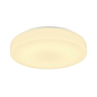 LIPSY 50 Drum CW, LED venkovní nástěnné a stropní nástavbové svítidlo, bílá, IP44 3000/4000K