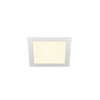 SLV Svítidlo LED SENSER 18, 12W, 820lm, 3000K, vestavné, hranaté, IP20 bílá