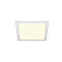 SLV Svítidlo LED SENSER 24, 13W, 1200lm, 3000K, vestavné, hranaté, IP20 bílá